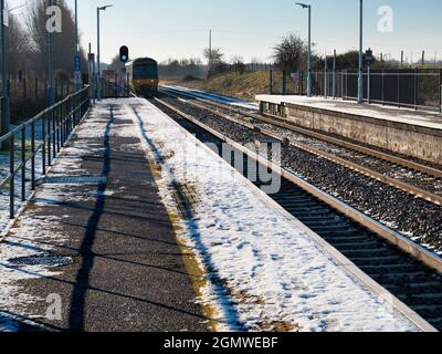 Radley Village, Oxfordshire, England - 25 January 2021;     No people in view. My home village of Radley in Oxfordshire is lucky enough to have a majo Stock Photo