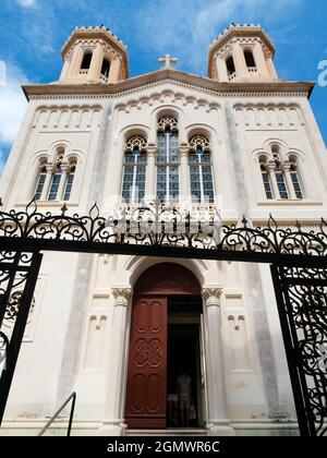 Dubrovnik is a historic Croatian city on the Adriatic Sea, in the region of Dalmatia. A UNESCO World Heritage Site, it is one of the most prominent to Stock Photo