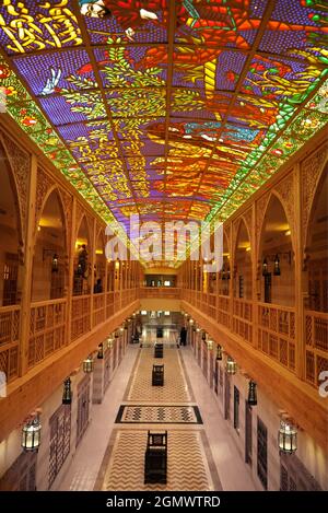 Dubai, United Arab Emirates - February 2008; Over recent decades, upmarket shopping arcades proliferated throughout Dubai, each more extravagant and l Stock Photo