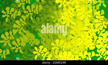 Green leaves vector background. Texture illustration. Stock Vector