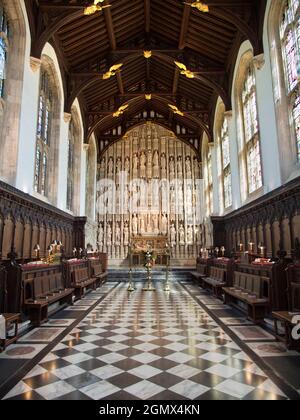 Oxford, England - 2012; All Souls College was founded by Henry VI of England and Henry Chichele (Archbishop of Canterbury), in 1438.  Unique to All So Stock Photo