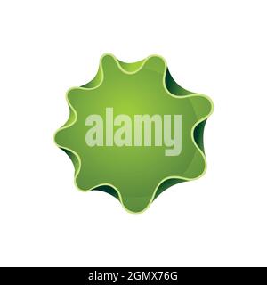 Golf course logo icon flat concept vector graphic design Stock Vector