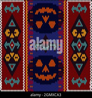 Ornament, mosaic, ethnic, folk pattern. It is made in bright, juicy, perfectly matching colors. Stock Vector