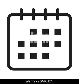 Calendar icon vector for your website design, logo, app, UI. Vector illustration Stock Vector