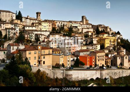 View, Arcevia, Ancona, Marche, Italy, Europe Stock Photo