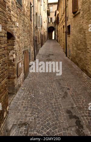 Village, Carassai, Ascoli Piceno, Marche, Italy, Europe Stock Photo