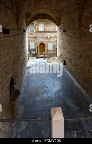 Village, Carassai, Ascoli Piceno, Marche, Italy, Europe Stock Photo