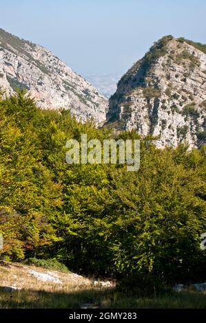 Majella National Park, Valley of the Holy Spirit, Fara San Martino, Chieti, Abruzzo, Italy, Europe Stock Photo