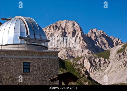 Gran Sasso National Park, Campo Imperatore, Observatory, Landscape, L'Aquila, Abruzzo, Italy, Europe Stock Photo