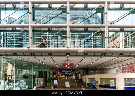 The Entrance To Cannon Street Station, London, UK. Stock Photo