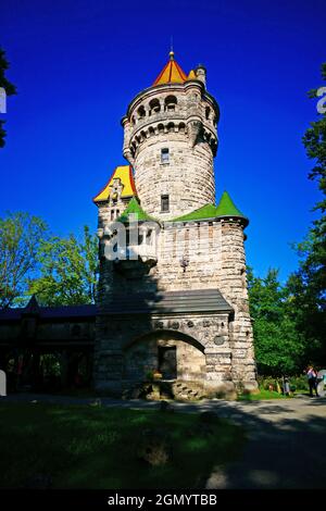 Mother Tower museum, architecture, Landsberg am Lech Germany Stock Photo