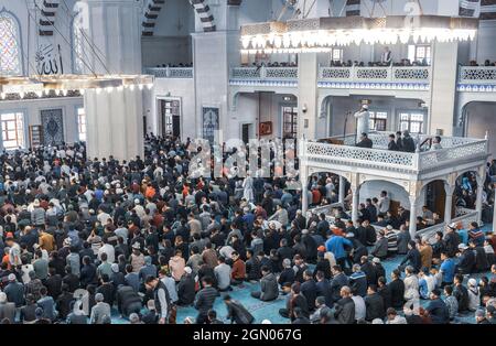 Bishkek, Friday inside  the Mosque Stock Photo