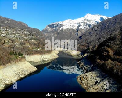 Lago di Vogorno / Valle Verzasca Stock Photo