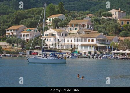 Agios Stefanos Sinies, Corfu Island, Ionian Islands, Greece Stock Photo