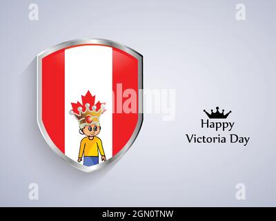 Canada Victoria Day Stock Vector