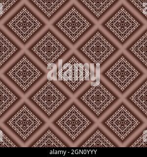 Vertical 2D illustration of a seamless diamond shape wallpaper Stock Photo  - Alamy