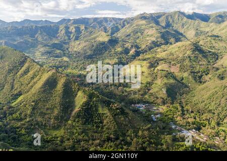 Tierradentro valley in Cauca region of Colombia Stock Photo