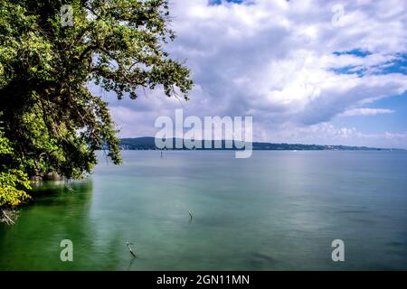 Lake Constance : View to the lake Stock Photo