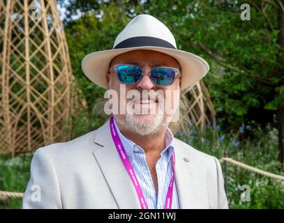 Actor, musician and comedian, Bill Bailey, at the RHS Chelsea Flower Show. Stock Photo