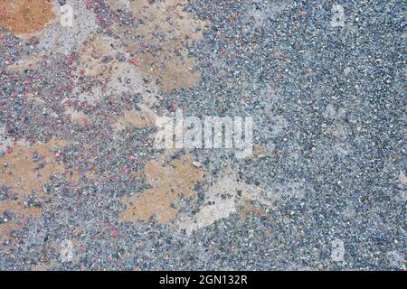 Gray old stone road surface. Seamless Texture. The texture of a stone road. High quality photo Stock Photo
