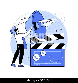 Casting call abstract concept vector illustration. Stock Vector