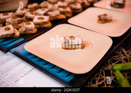 Capital Food Fight with a cook off starring top chefs in Washington DC Stock Photo