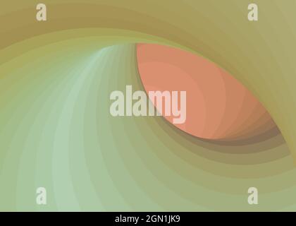 Color Swirl Wormhole Vortex Twist Generative Art background illustration Stock Vector