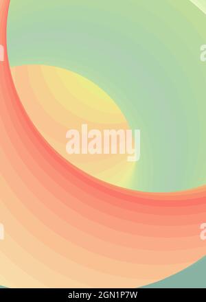 Color Swirl Wormhole Vortex Twist Generative Art background illustration Stock Vector