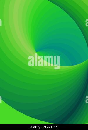 Color Swirl Wormhole Vortex Twist Generative Art background illustration Stock Vector