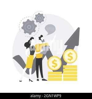 Consultative sales abstract concept vector illustration. Consultative ...