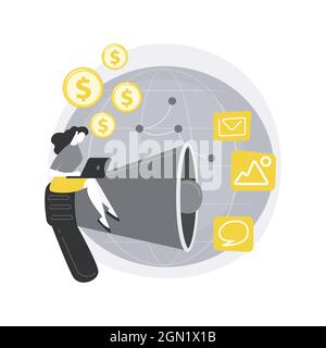 Macromarketing abstract concept vector illustration. Stock Vector