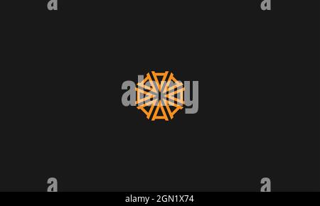 LETTER A MONOGRAM LOGO DESIGN FOR ILLUSTRATION USE Stock Vector