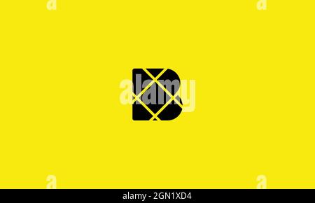 LETTER B LOGO DESIGN WITH NEGATIVE SPACE EFFECT Stock Vector