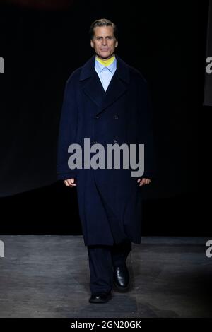 COS runway during London Fashion Week on September 2021 - London, UK. 17/09/2021 Stock Photo