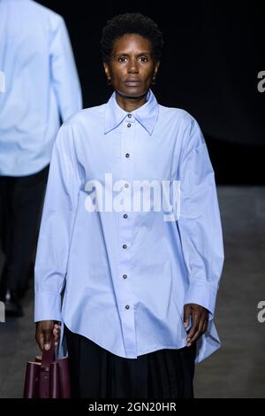 COS runway during London Fashion Week on September 2021 - London, UK. 17/09/2021 Stock Photo