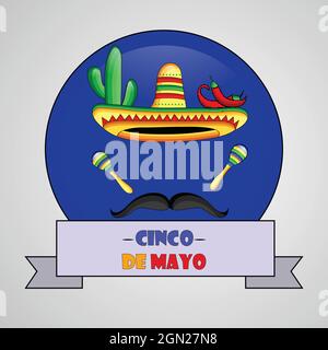 Cinco De Mayo background Stock Vector