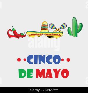 Cinco De Mayo background Stock Vector