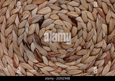 rough natural woven textiles and materials for background use Stock Photo