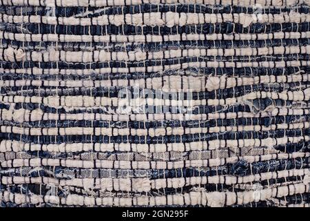 rough natural woven textiles and materials for background use Stock Photo