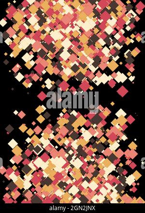 Colorful Universe Distribution Computational Generative Art background illustration Stock Vector