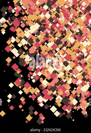 Colorful Universe Distribution Computational Generative Art background illustration Stock Vector