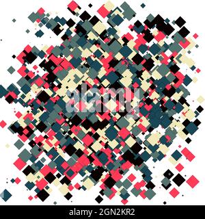 Colorful Universe Distribution Computational Generative Art background illustration Stock Vector