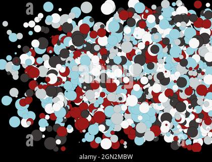 Colorful Universe Distribution Computational Generative Art background illustration Stock Vector