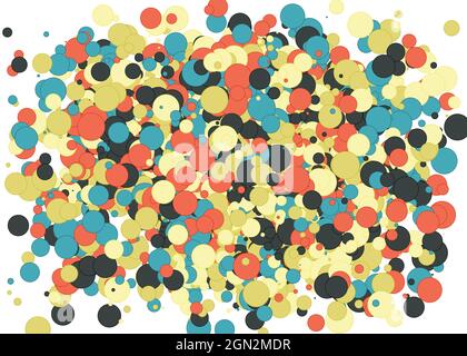 Colorful Universe Distribution Computational Generative Art background illustration Stock Vector