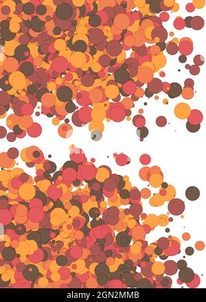 Colorful Universe Distribution Computational Generative Art background illustration Stock Vector