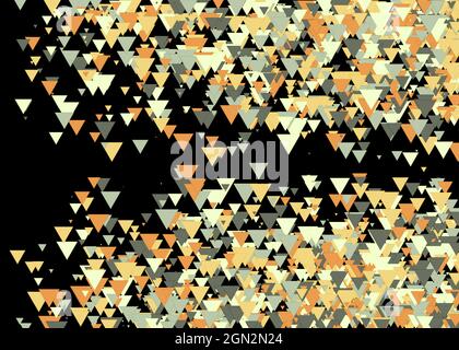 Colorful Universe Distribution Computational Generative Art background illustration Stock Vector