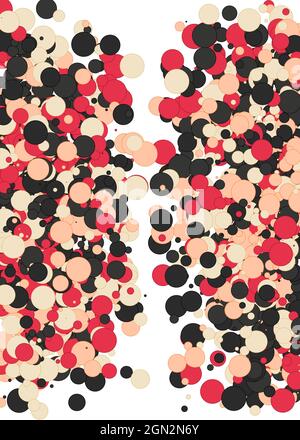 Colorful Universe Distribution Computational Generative Art background illustration Stock Vector