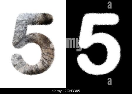 Beautiful Fur Number With MAsk Stock Photo - Alamy