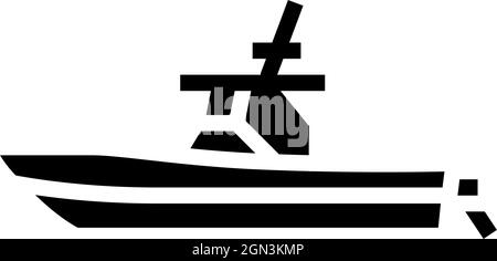 center console boat line icon vector illustration Stock Vector Image ...