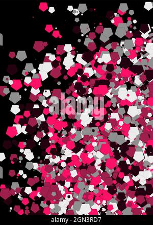 Colorful Universe Distribution Computational Generative Art background illustration Stock Vector